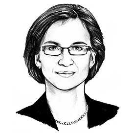 Nina Higatzberger, Leiterin Investor Relations (Illustration)