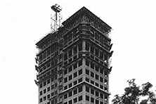 Bau des Wiener Ringturms, 1952 (Foto, © Archiv Boltenstern)