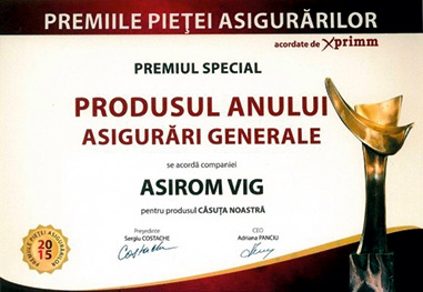 „Produkt des Jahres“-Zertifikat für Asiroms „Casuta Noastra“ (Foto, © XPrimm)